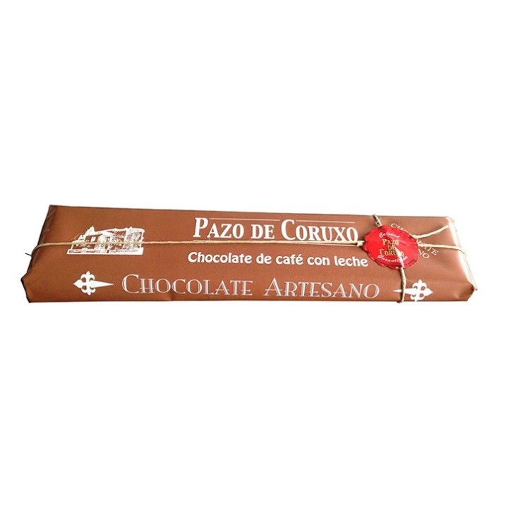 TABLETA CHOCOLATE CAFE CON LECHE 300 GRS. PAZO DE CORUXO