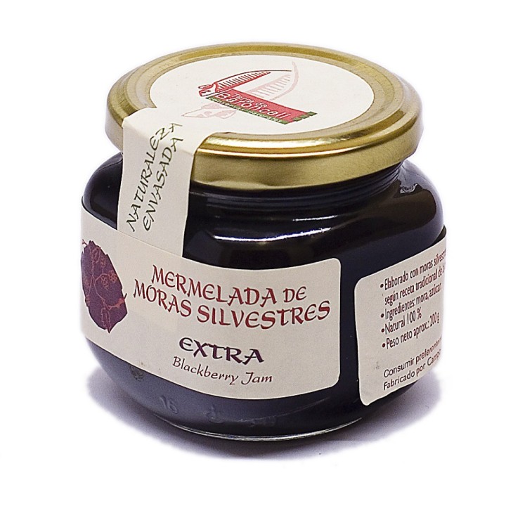 TARRO MERMELADA DE MORA 200 GRS.