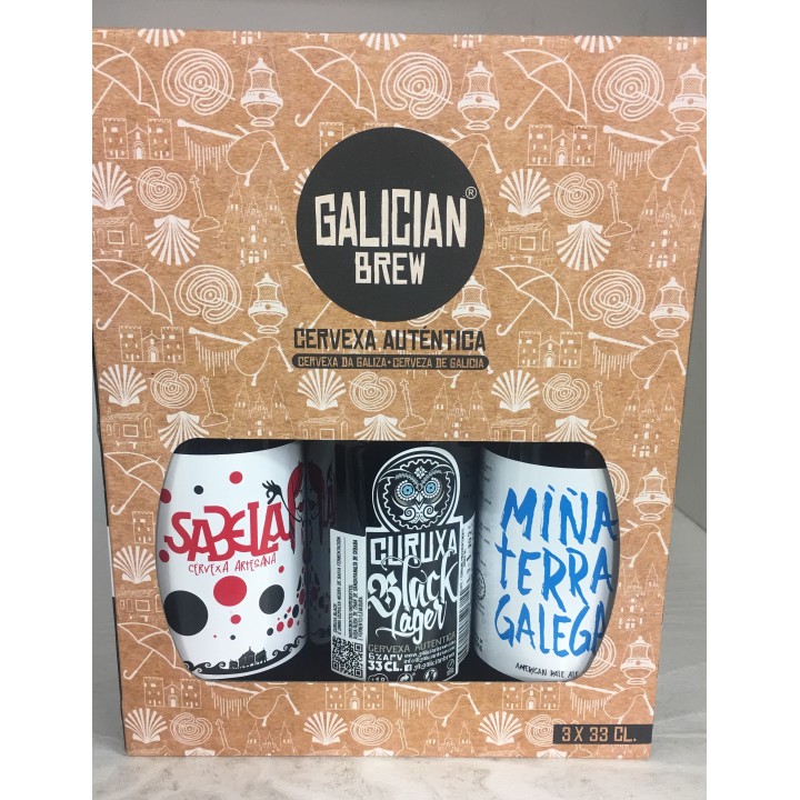 PACK 3 CERVEZAS ARTESANAS GALLEGAS