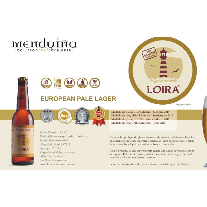 CERVEZA LOIRA SIN GLUTEN