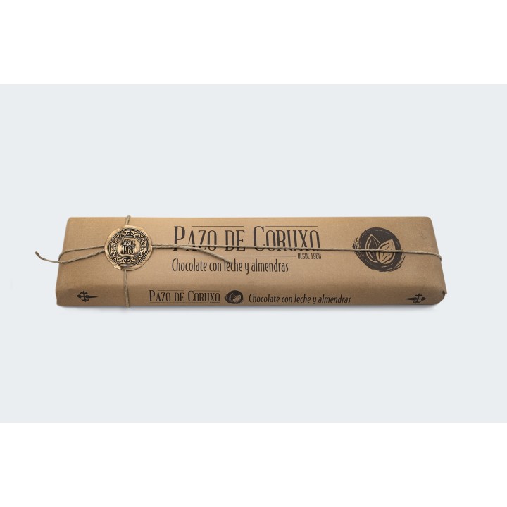 TABLETA CHOCOLATE 300 GRS. LECHE C/ ALMENDRAS